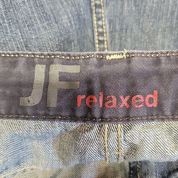 JF Mens Jeans Size 42x32 Relaxed Straight 100% Cotton J. Ferrar - Picture 6 of 12